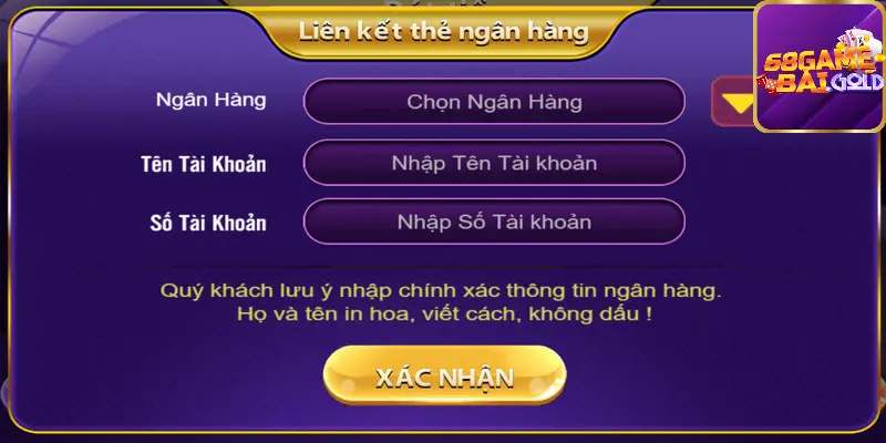 Lưu ý trong quá trình rút tiền 68 game bài cần biết