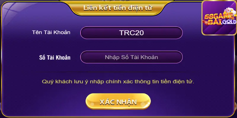 Hướng dẫn 4 bước rút tiền về tài khoản cho hội viên 68 game bài